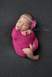 Single red felt felted wool hearts heart newborn photography prop