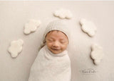 Set wool felt felted pinecone pinecones newborn photography winter camping prop